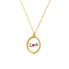Collana con Medaglietta Personalizzata Love