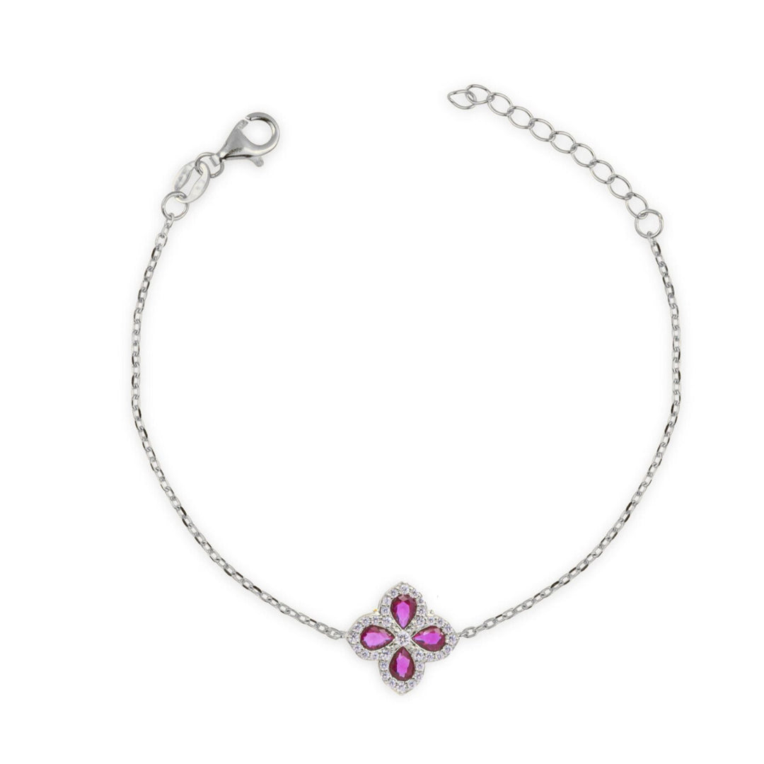 Bracciale con Pendente Fiore