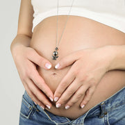 Collana Chiama Angeli Con Angelo e Charm Quadrifoglio