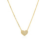 Collana Cuore Pavé