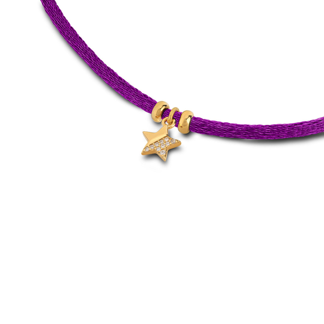 Choker Raso con Cuore o Stella Zirconata