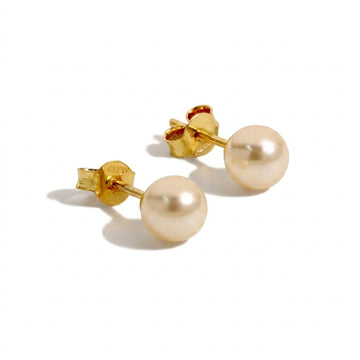 Orecchini Con Perla Da 6 MM