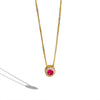 Collana Con Cerchio Zirconato