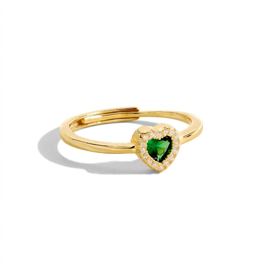 Anello Con Cuore Zirconato