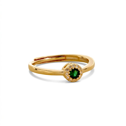 Anello Con Pietra A Cerchio