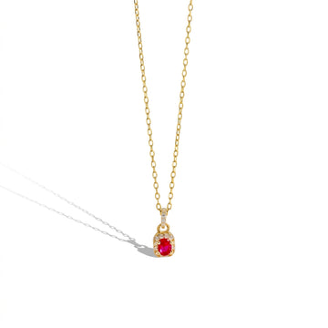 Collana Con Ovale Zirconato
