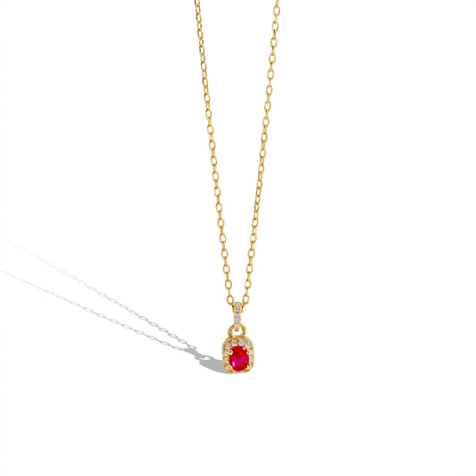 Collana Con Ovale Zirconato