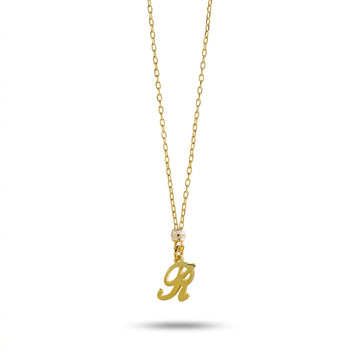 Collana Con Iniziale Micro