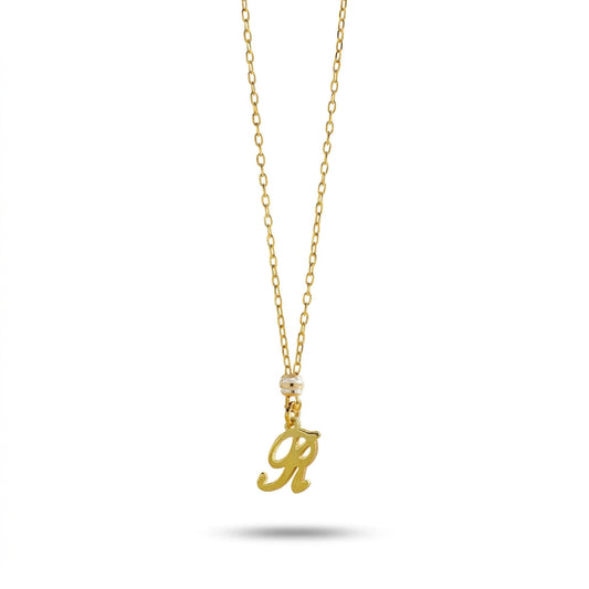 Collana Con Iniziale Micro