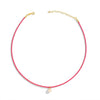 Choker Colorato con Perla