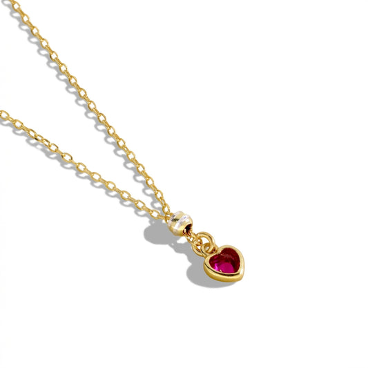 Collana Pietra di Luce Cuore