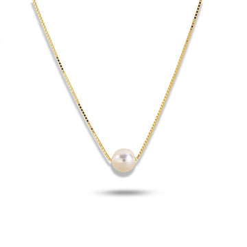 Collana Con Perla Da 6 MM