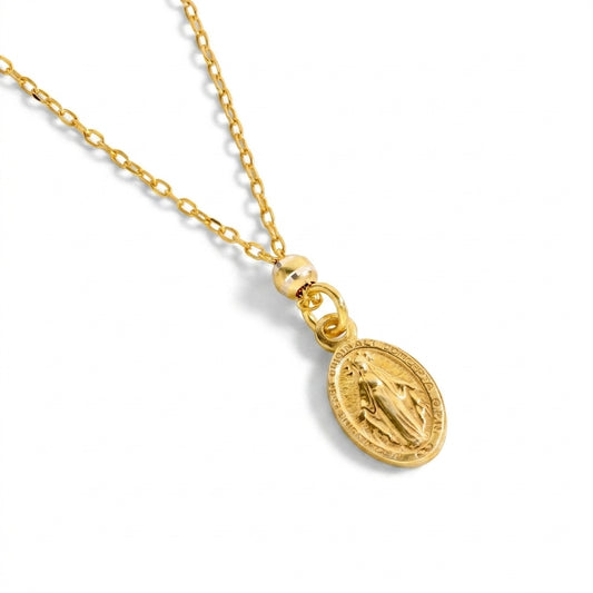 Collana Madonna – Medaglina Argento 925 | Oro In Oro