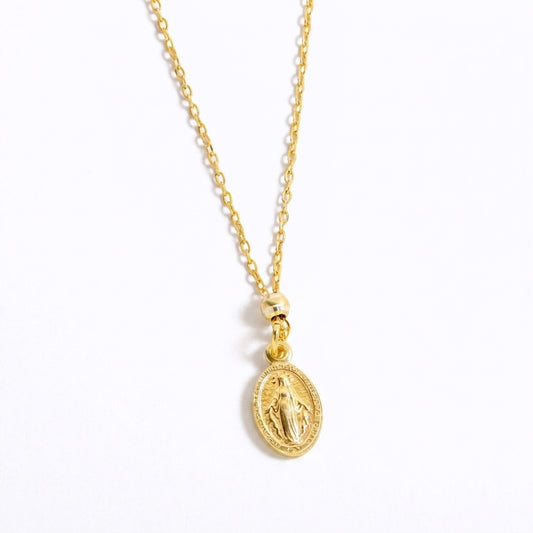 Collana Madonna – Medaglina Argento 925 | Oro In Oro