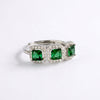 Anello Trilogy Quadrato