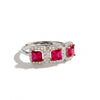 Anello Trilogy Quadrato
