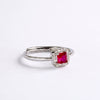 Anello Con Quadrato Zirconato