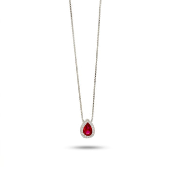 Collana Con Goccia Zirconata