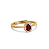 Anello Con Goccia Zirconata