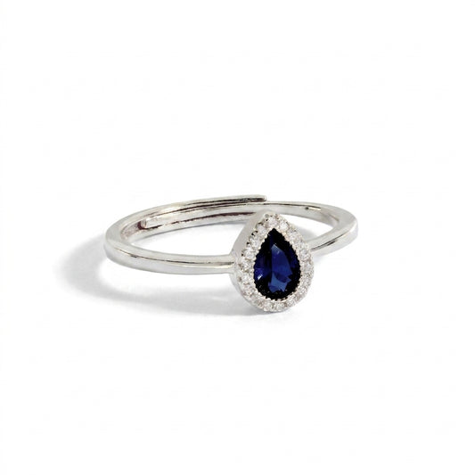 Anello Con Goccia Zirconata