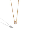 Collana Con Cerchio Zirconato