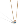 Collana Con Cerchio Zirconato
