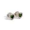 Orecchini Con Cuori Zirconati