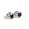 Orecchini Con Cuori Zirconati