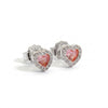 Orecchini Con Cuori Zirconati