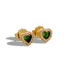 Orecchini Con Cuori Zirconati