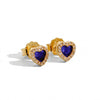 Orecchini Con Cuori Zirconati
