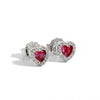 Orecchini Con Cuori Zirconati