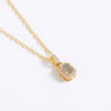 Collana Con Ovale Zirconato