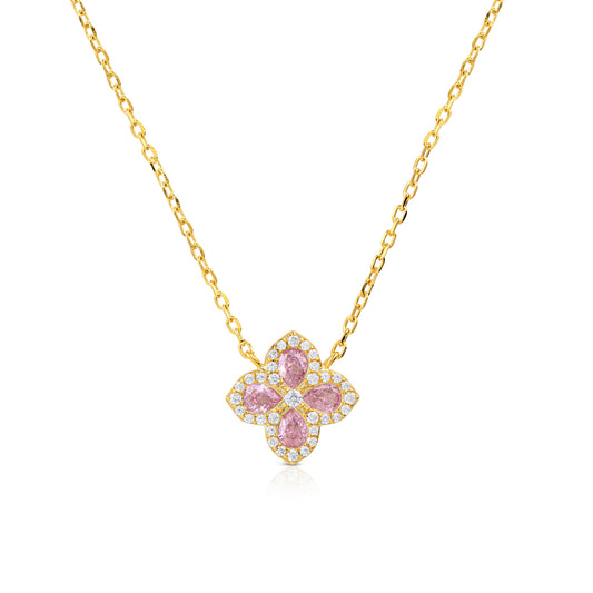 Collana con pendente fiore