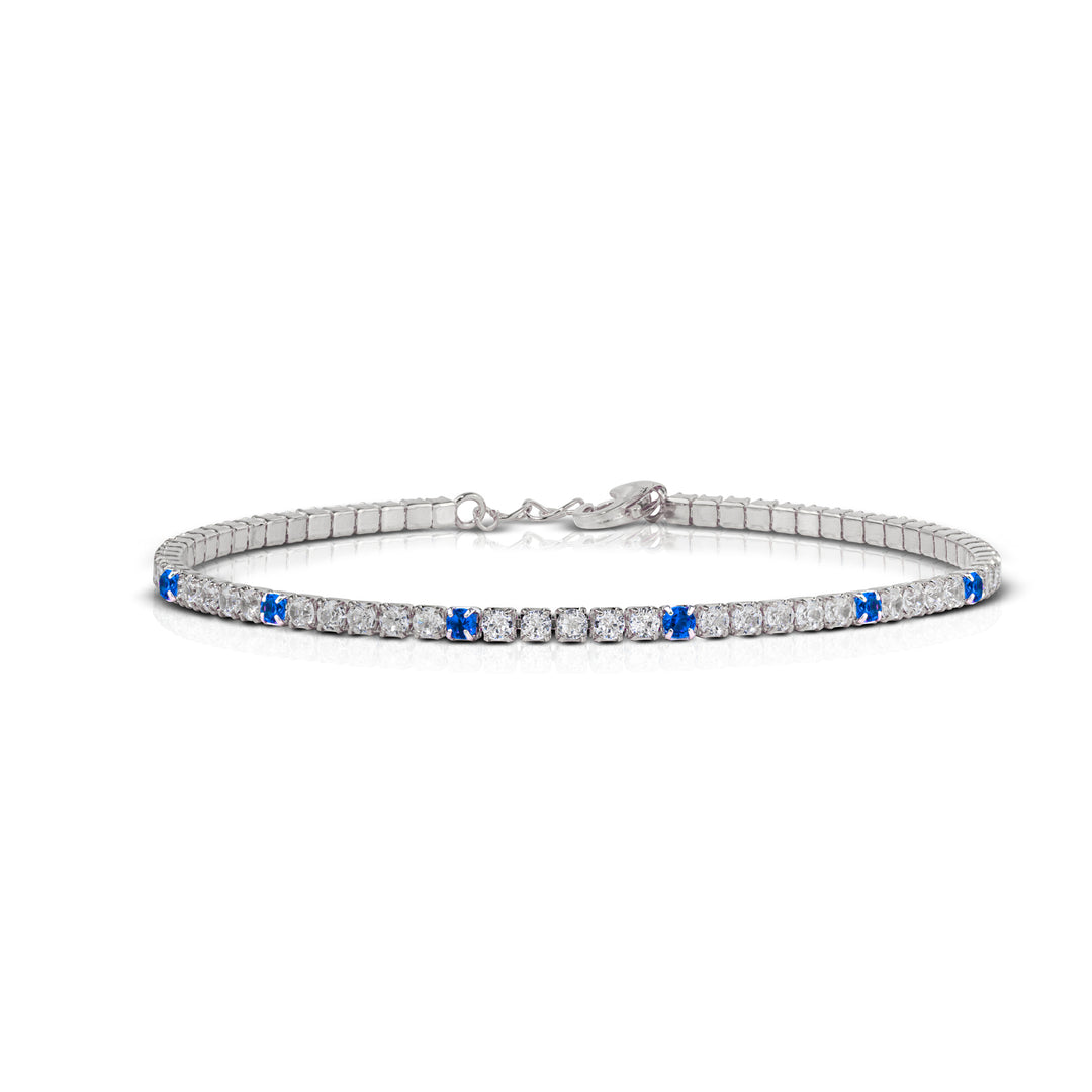 Bracciale Tennis con Zirconi Colorati