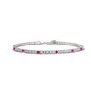 Bracciale Tennis con Zirconi Colorati