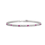Carica l&#39;immagine nella Galleria, Bracciale Tennis con Zirconi Colorati
