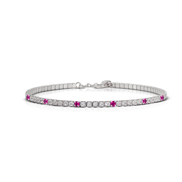Bracciale Tennis con Zirconi Colorati
