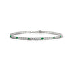 Bracciale Tennis con Zirconi Colorati