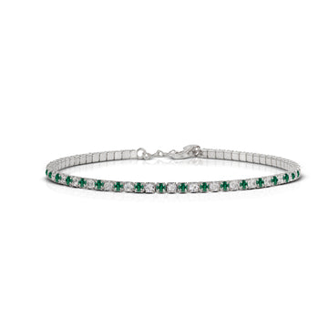 Bracciale tennis con Zirconi Bianchi e Colorati