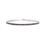 Carica l&#39;immagine nella Galleria, Bracciale Tennis con Zirconi Neri
