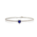 Carica l&#39;immagine nella Galleria, Bracciale Tennis Cuore di Luce
