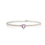 Carica l&#39;immagine nella Galleria, Bracciale Tennis Cuore di Luce
