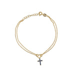 Carica l'immagine nella Galleria, Bracciale Croce Quadrata Piccola
