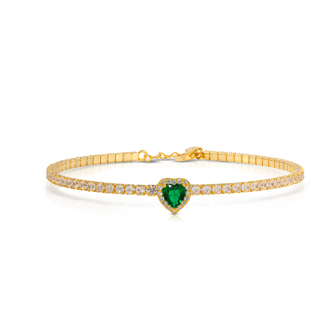 Bracciale Tennis Cuore di Luce