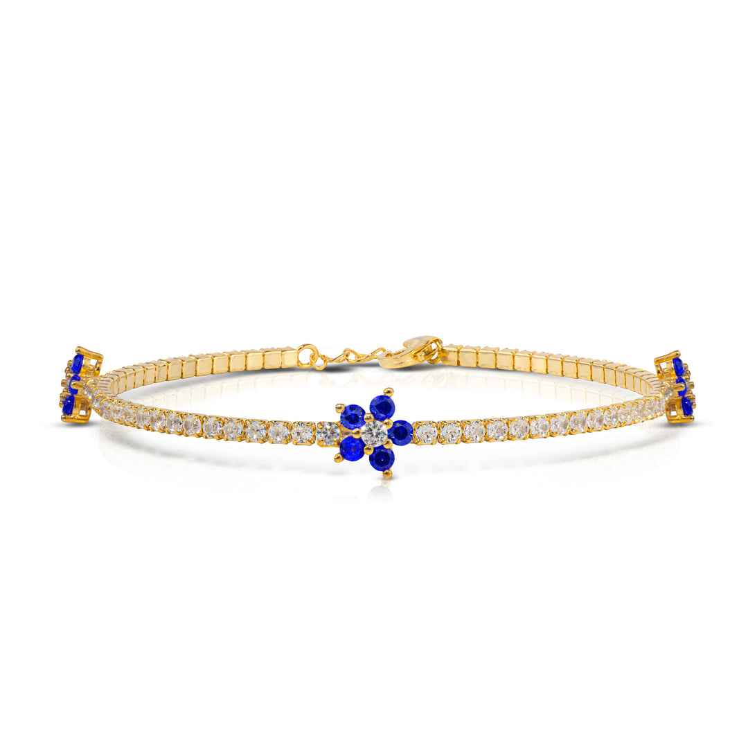 Bracciale Tennis Fiore Tris