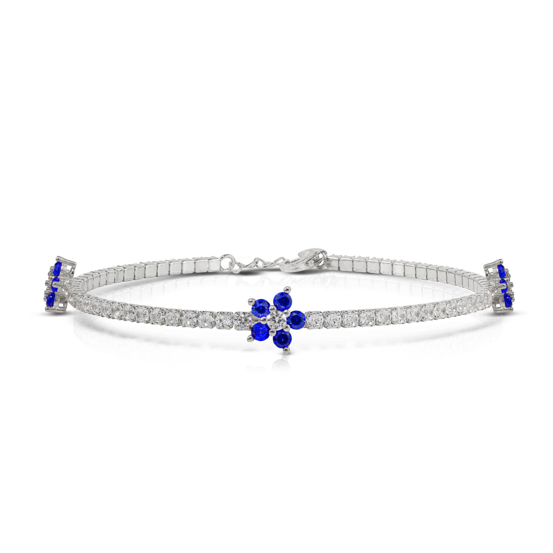 Bracciale Tennis Fiore Tris