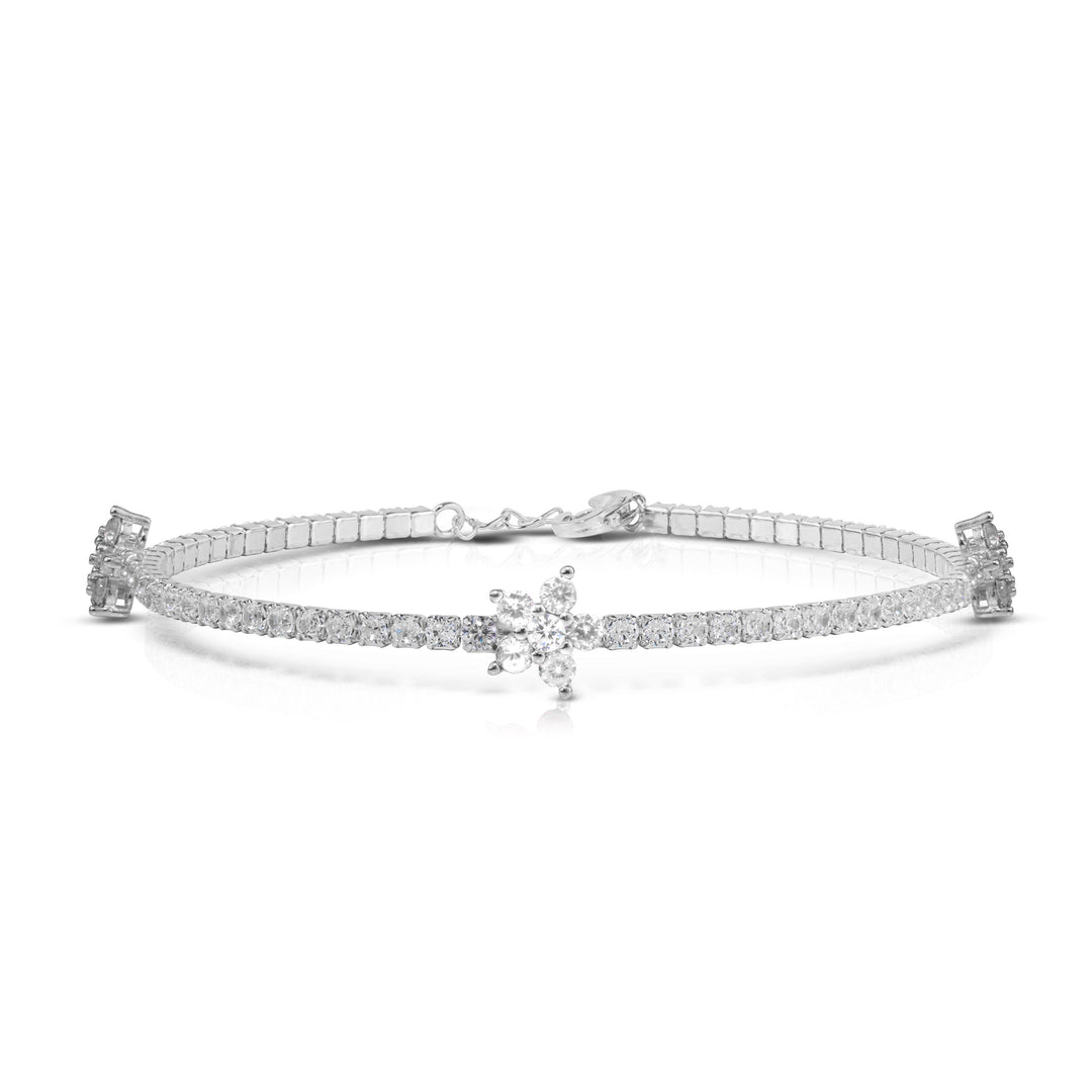 Bracciale Tennis Fiore Tris