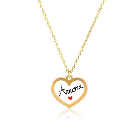 Collana con Medaglietta Personalizzata Cuore