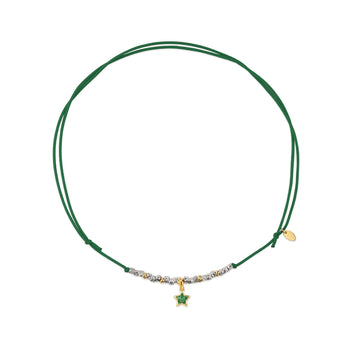 Choker pepite pietra di luce stella
